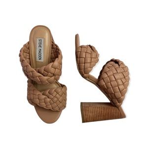 Steve Madden twisted braided heel